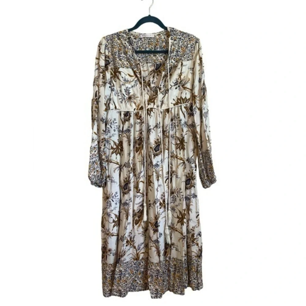 R Vivimos Romantic Cottagecore Prairie  Boho Festival Dress Size Small - Picture 2 of 13